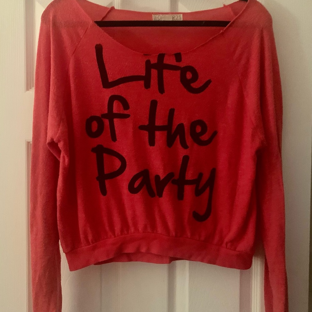 Off shoulder Forever 21 Sweatshirt